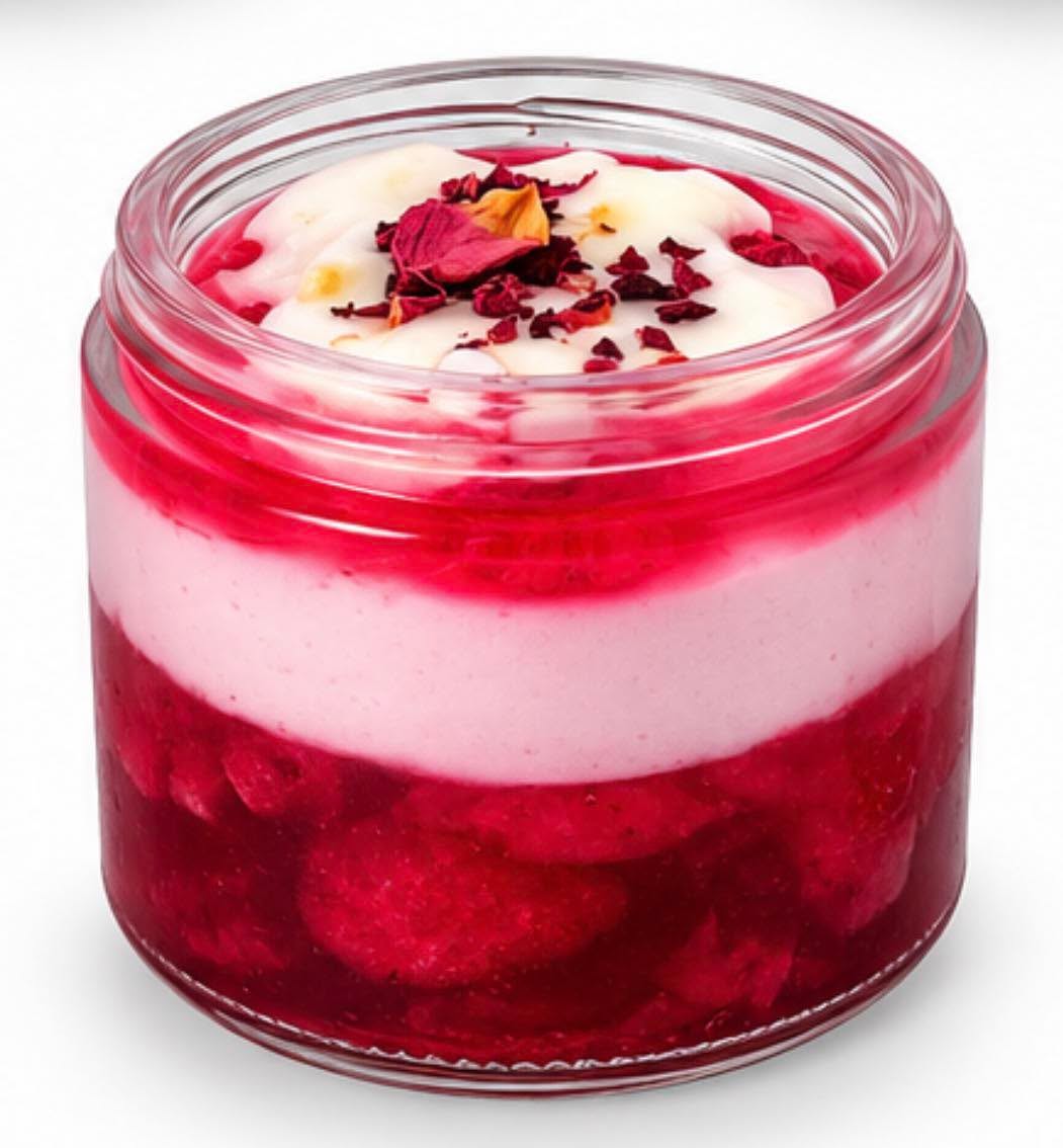 Strawberry & Cream Pudding Jar - Mini